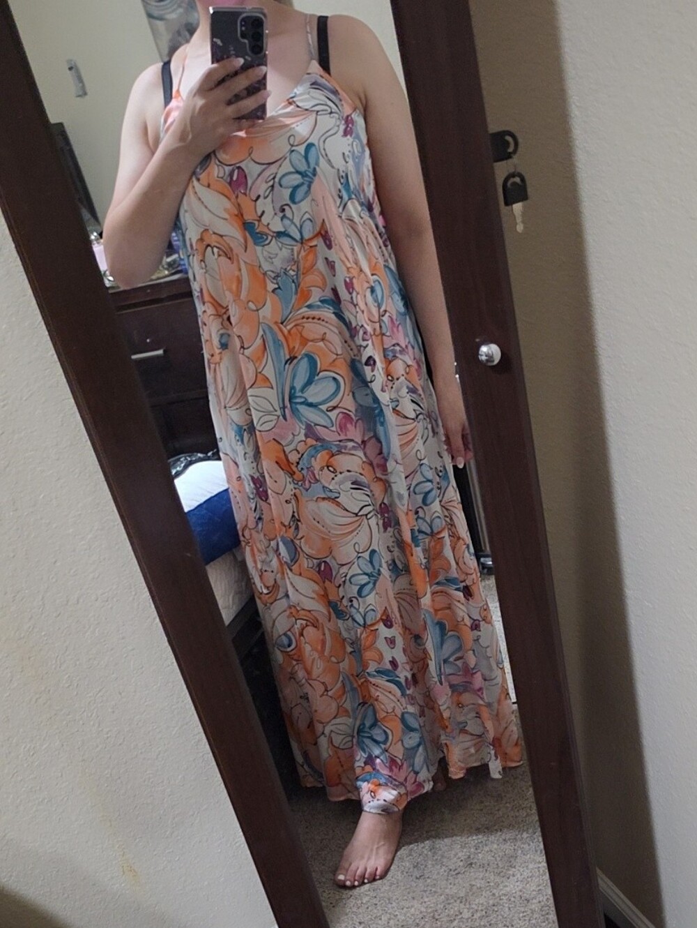 Summer Floral Dress- Multicolor